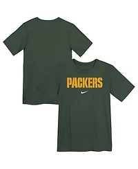 Nike Preschool Green Bay Packers Wordmark T-Shirt
