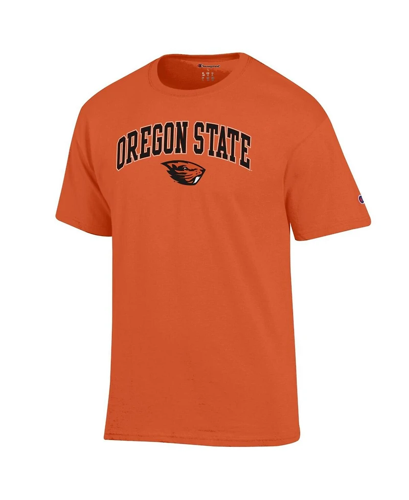 Champion Men's Orange Oregon State Beavers Arched Logo T-Shirt