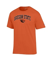 Champion Men's Orange Oregon State Beavers Arched Logo T-Shirt