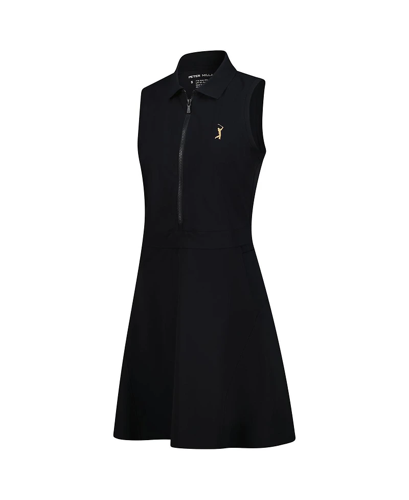 Peter Millar Women's Black 2025 The Players Goldman Bingham Sleeveless Dress