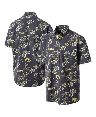 Reyn Spooner Men's Black Iowa Hawkeyes Classic Button-Up Shirt
