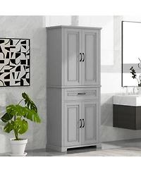 Streamdale Furniture Bathroom Storage Cabinet with Adjustable Shelf