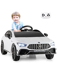 Gymax 12V Kids Ride on Car w/Remote Rocking Function Transport Wheels Lights & Music