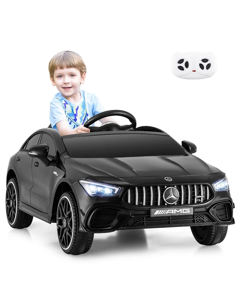 Gymax 12V Kids Ride on Car w/Remote Rocking Function Transport Wheels Lights & Music