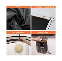 EchoSmile Camping Instant Tent, 4 Person Pop Up Water Resistant, for Hiking and Outdoor, Portable Tent with Carry Bag, 3 Seasons