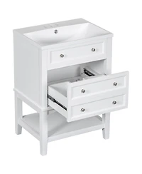 Streamdale Furniture 24" Bathroom Vanity with Sink & Storage