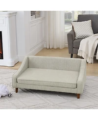 Streamdale Furniture Elevated Dog Sofa Bed - Beige