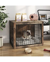 Streamdale Furniture Medium Wooden Dog Crate Furniture