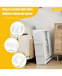 Streamdale Furniture Dog Playpen 8 Panels 24" Heavy Duty