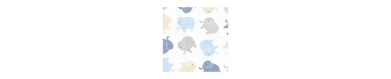 Hudson Baby Boys 4-Piece Cozy Cotton Receiving Blankets Set