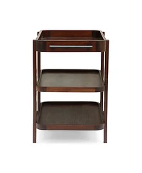 Streamdale Furniture Wood Bar Cart - Mahogany