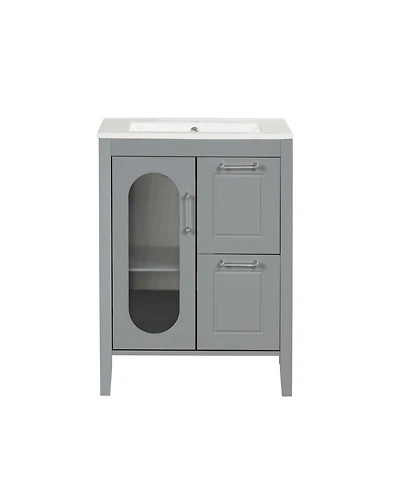 Streamdale Furniture 24" Bathroom Vanity with Sink & Drawers