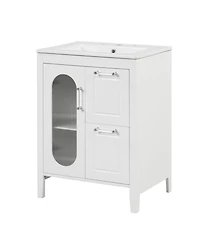 Streamdale Furniture 24" Bathroom Vanity with Sink & Drawers