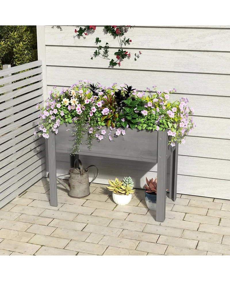 Streamdale Furniture Elevated Wooden Garden Bed