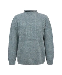 Celtic & Co. Women's British Wool Gansey Sweater