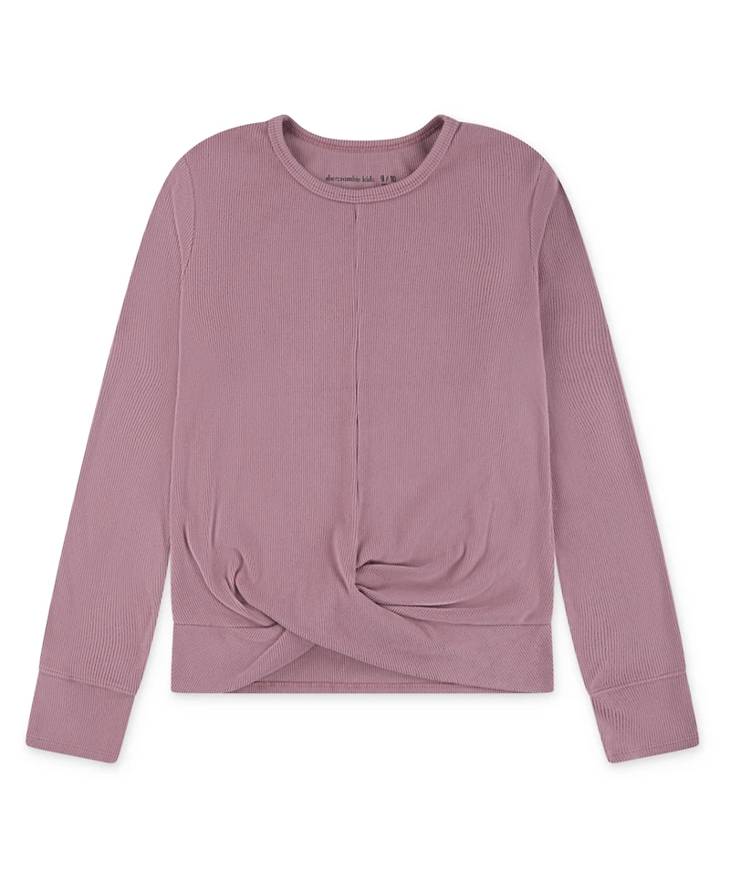 abercrombie kids Girls Cozy Twist Front Knit Top