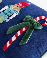 Holiday Lane Nutcrackers Decorative Pillow, 14" x 24", Macy's Exclusive