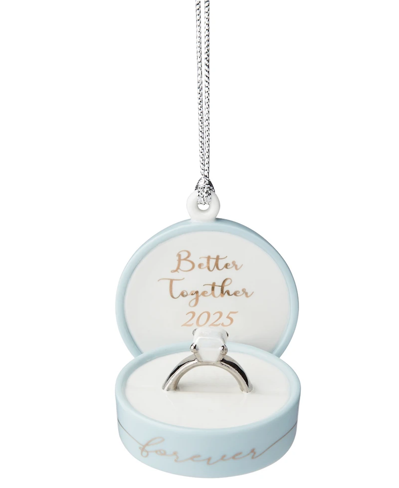 Lenox 2025 Together Forever Ring Box Ornament