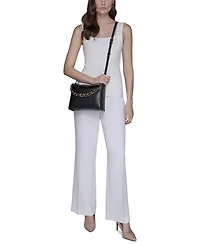 Karl Lagerfeld Paris Brielle Leather Crossbody