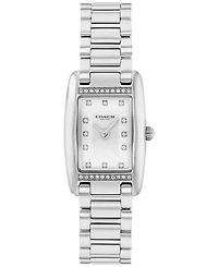 Coach Women's Reese Silver Tone Stainless Steel Bracelet Watch, 20mm
