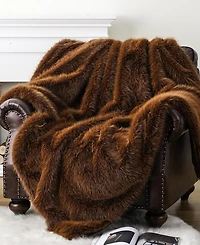 Battilo Lifestyle Faux Fur Throw, 60" x 80"