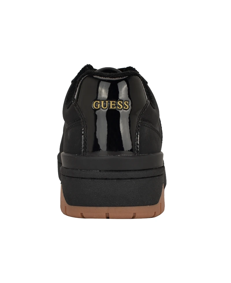 Guess Men's Nastele Branded Lace Up Casual Sneakers