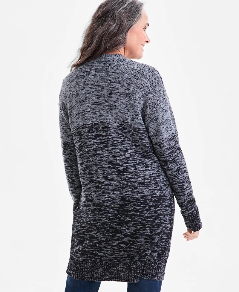 Style & Co Women's Ombre Open Front Cardigan, Macy's Exclusive