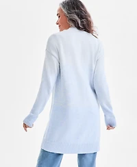 Style & Co Women's Open-Front Colorblocked Cardigan, Created for Macy's