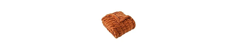 Battilo Luxurious Reversible Rabbit Faux Fur Throw, 60" x 80"