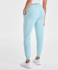 Id Ideology Women's Relaxed High-Rise Fleece Joggers, Macy's Exclusive