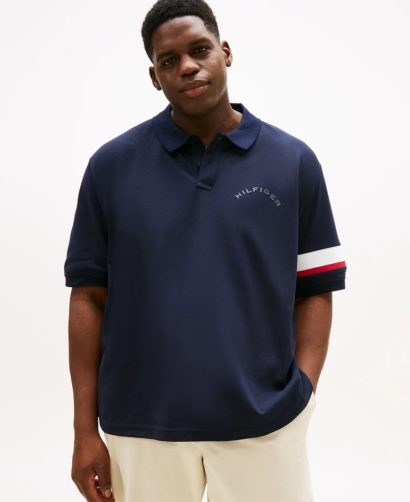 Tommy Hilfiger Men's Big & Tall Short Sleeve Polo Shirt
