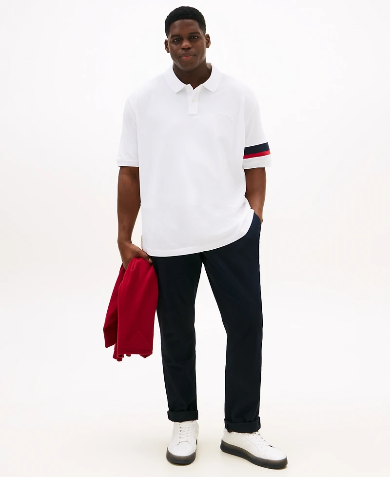 Tommy Hilfiger Men's Big & Tall Short Sleeve Polo Shirt