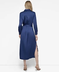 Dkny Women's Collared Long-Sleeve Shirtdress