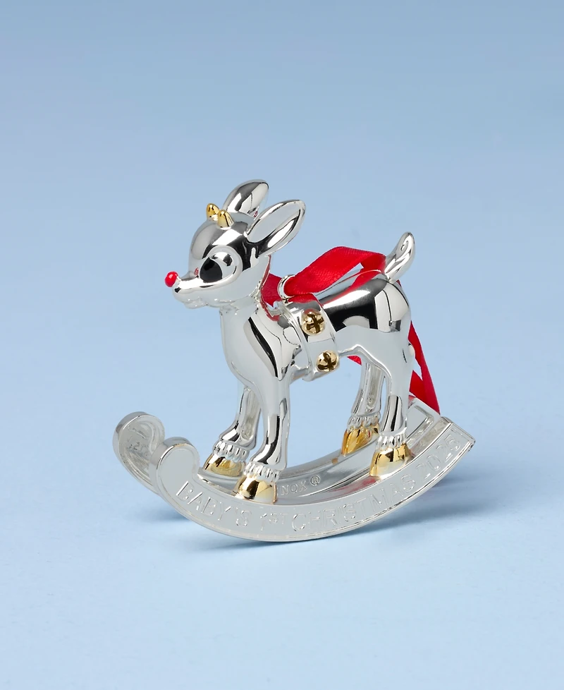 Lenox 2025 Baby's 1st Christmas Rudolph Ornament