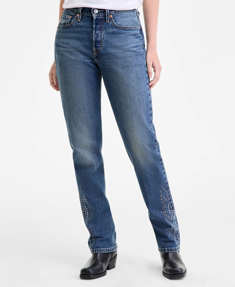 Levi's Women's 501 Curve Straight-Leg High-Rise Jeans
