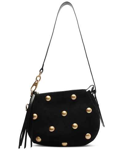 Arezzo Jamie Medium Suede Crossbody