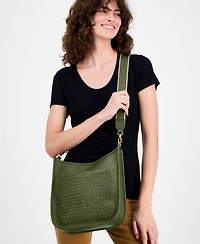 Style & Co Small Woven Dip Crossbody, Macy's Exclusive