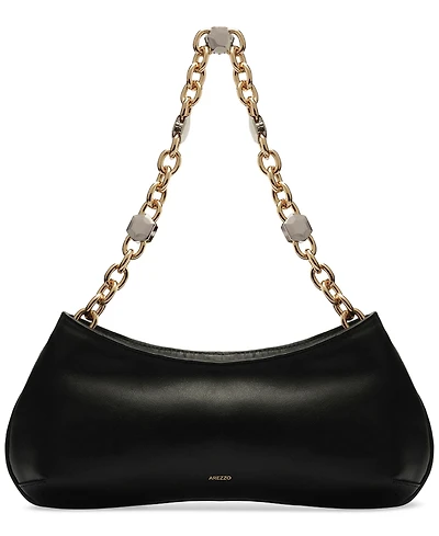 Arezzo Luna Small Leather Baguette