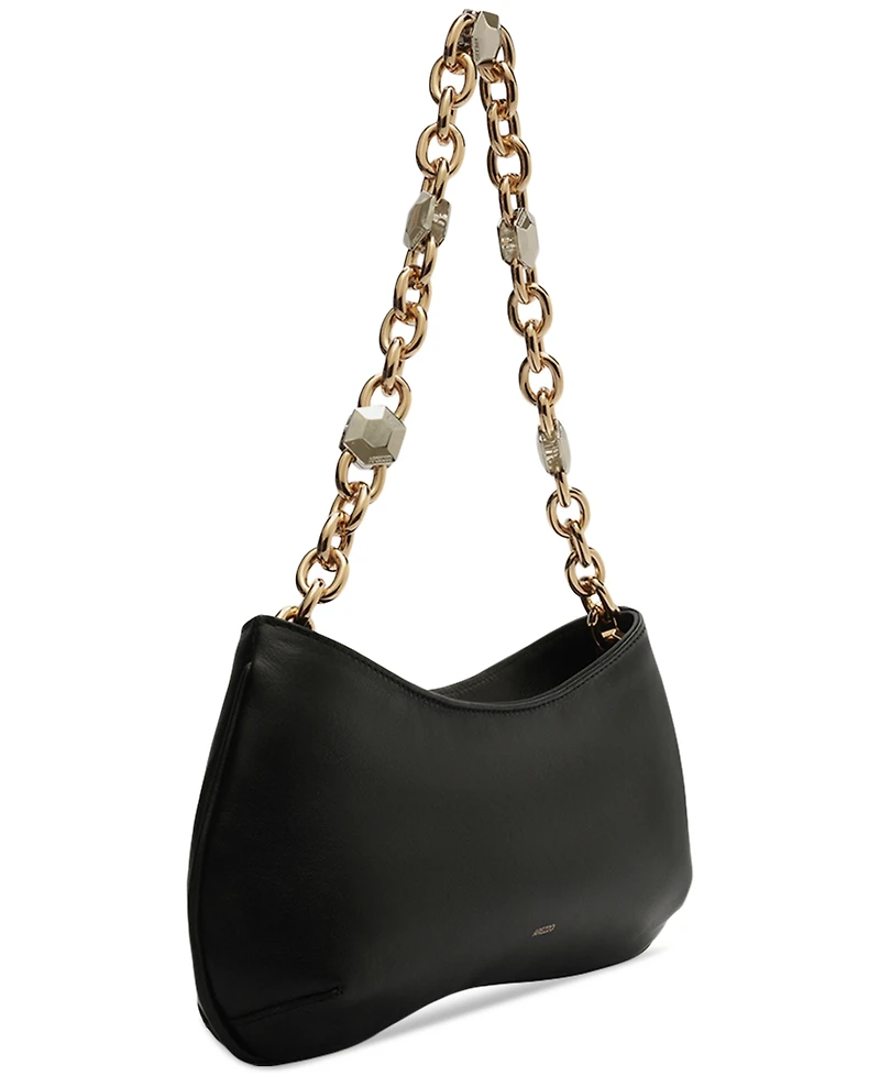 Arezzo Luna Small Leather Baguette