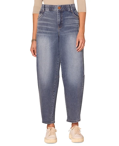Democracy Women's High-Rise Ab-Solution Barrel-Leg Jeans