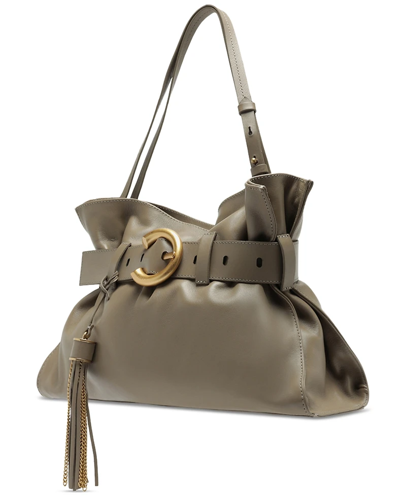 Arezzo Rivera Medium Leather Clutch
