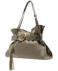 Arezzo Rivera Medium Leather Clutch