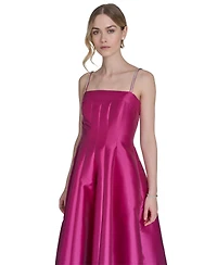 Eliza J Women's Solid Color Square-Neck Sleeveless Midi Dress
