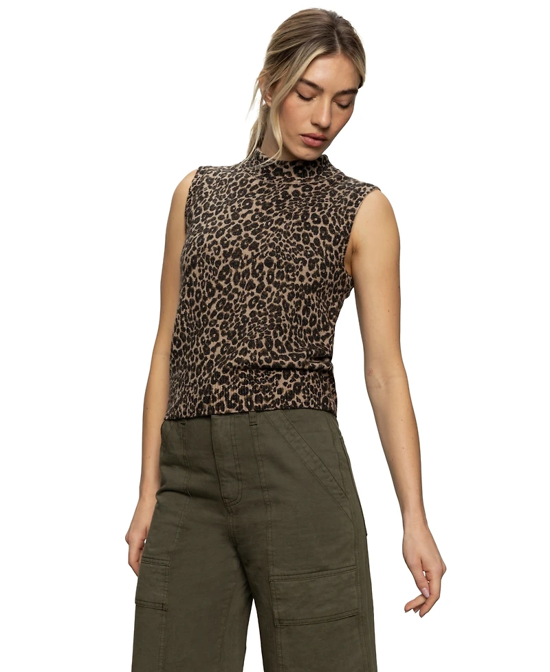 Sanctuary Women's Fuzzy Shell Sleeveless Sweater
