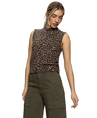 Sanctuary Women's Fuzzy Shell Sleeveless Sweater