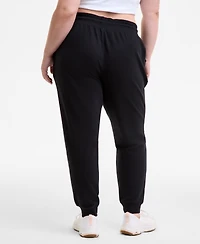 Id Ideology Plus Relaxed High-Rise Fleece Joggers, Macy's Exclusive