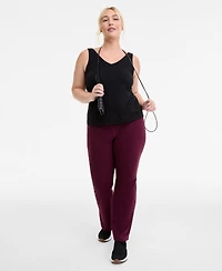 Id Ideology Plus Studio V-Neck Tank Top, Macy's Exclusive