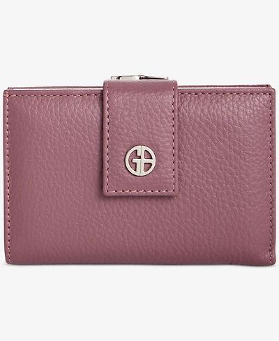 Giani Bernini Softy Leather Framed Colorblock Wallet, Created for Macy's