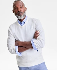 Club Room Men's 100% Cashmere V-Neck Sweater, Macy's Exclusive