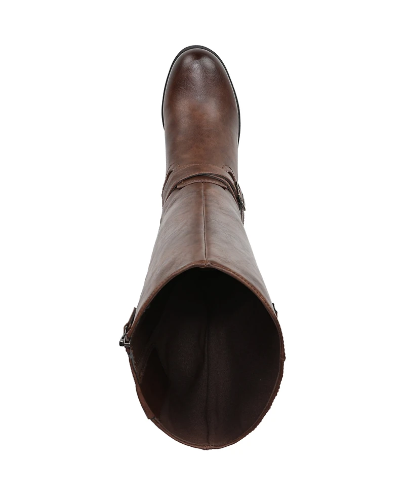 Dr. Scholl's Women's Prairie Wide Calf Zip Tall Boots